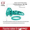 Green Fluororubber O-ring, OD Options: 52/55/56/58/60/62/65/68/70/75/80mm x 5mm