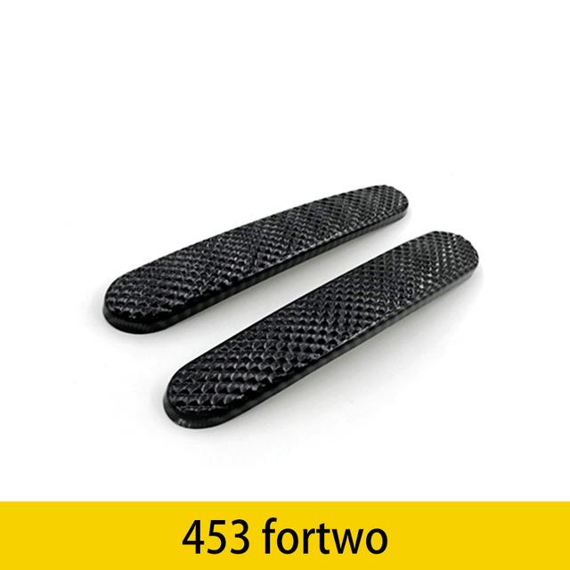 Carbonfaser-ABS-Kunststoff-Autodekoration, modifiziertes Zubehör für Smart 453 Fortwo. Äußerer Türgriff im Autoinnenraum