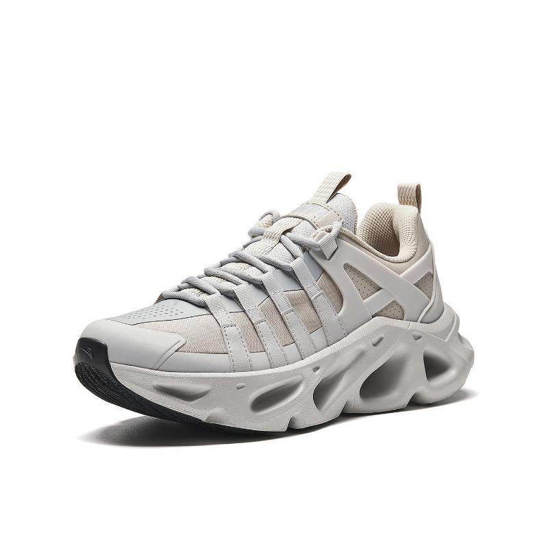Anta Light Trace Casual Shoes Men Sneaker Fog-Gray 112618802-4