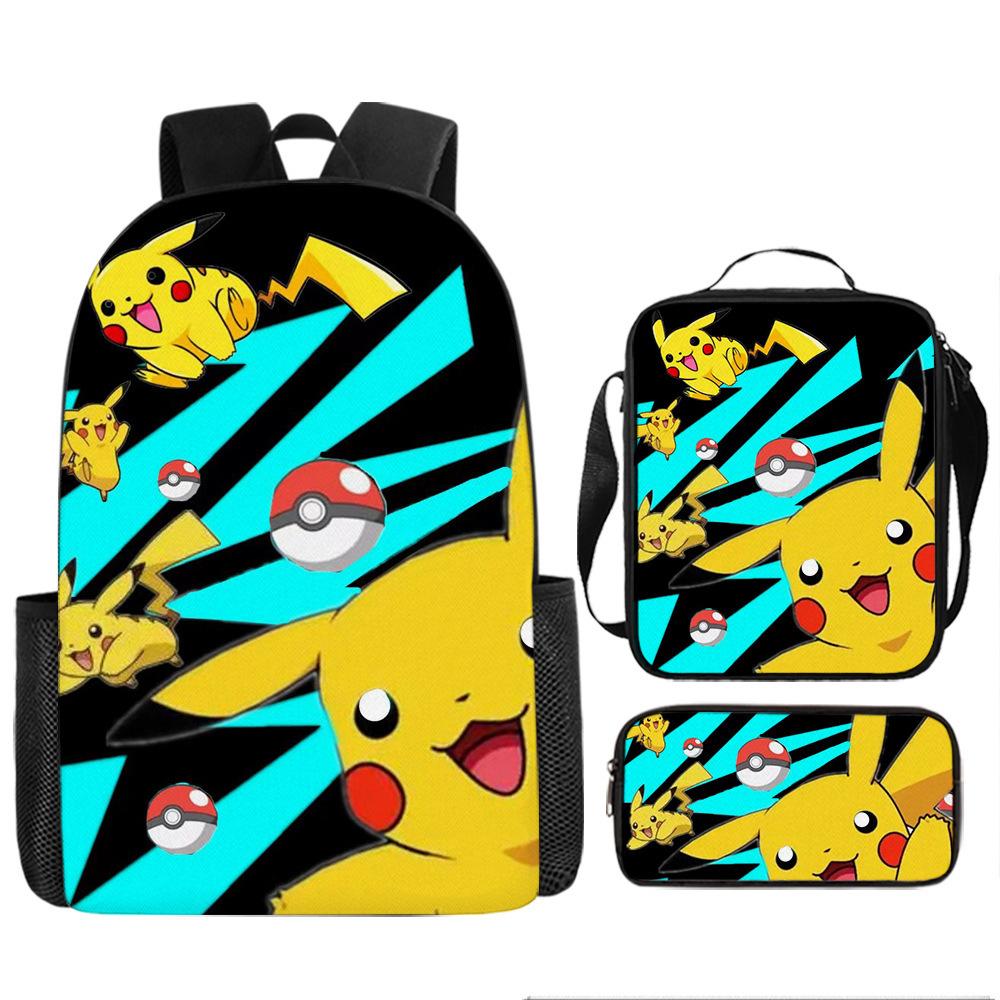 Primary And Secondary School Students Schoolbag Cartoon Backpack Breathable And Wear-Resistant Children'S Backpack Satchel Pencil Bag Set