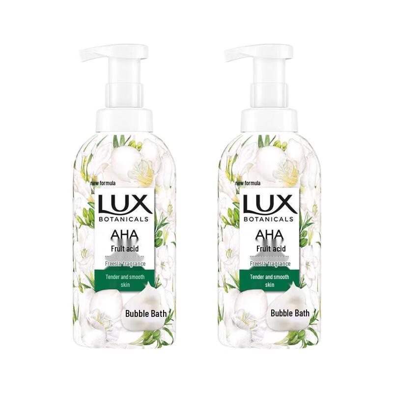 Lux Botanical Essential Oil Freesia Bubble Shower Gel