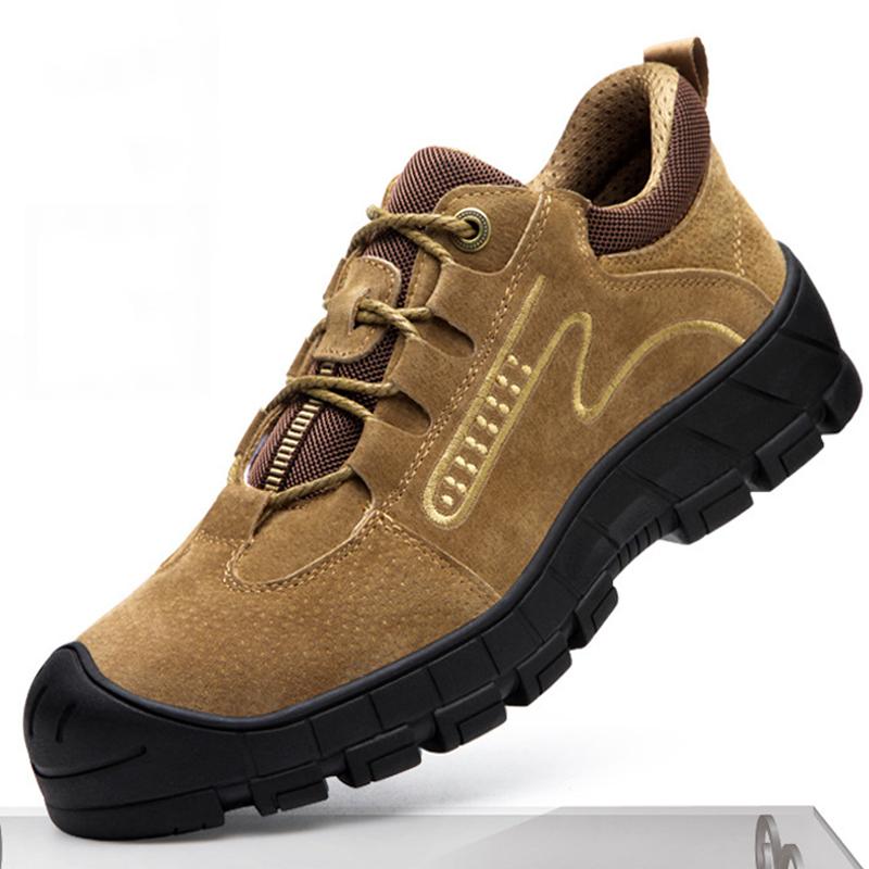 Indestructible Safety Shoes Men For Work Boot Steel Toe Shoes Safety Boots Puncture-Proof Work Sneakers Male Shoes Work Footwear