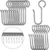 20Pcs Metal Curtain Track Hooks Drape Ceiling Shower Curtain Hanger Drapery Hook Pin  Window Curtain