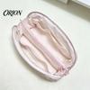 Portable Travel Makeup Bag Shell Shape Pencil Pouch with Multiple Compartments, Large Capacity Durable Desk Polyester Zipper Storage Pouch,