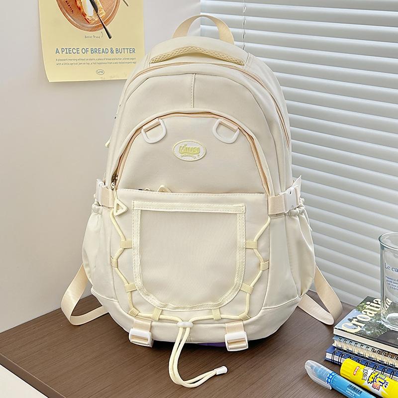 Children's Schoolbag Elementary School Girl Junior High School Student High School Student Splicing Backpack Fashion Backpack