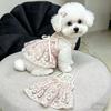 Comfortable Breathable Dog Dress Floral Print Pet Vest Cute Puppy Dress  Dogs Cats