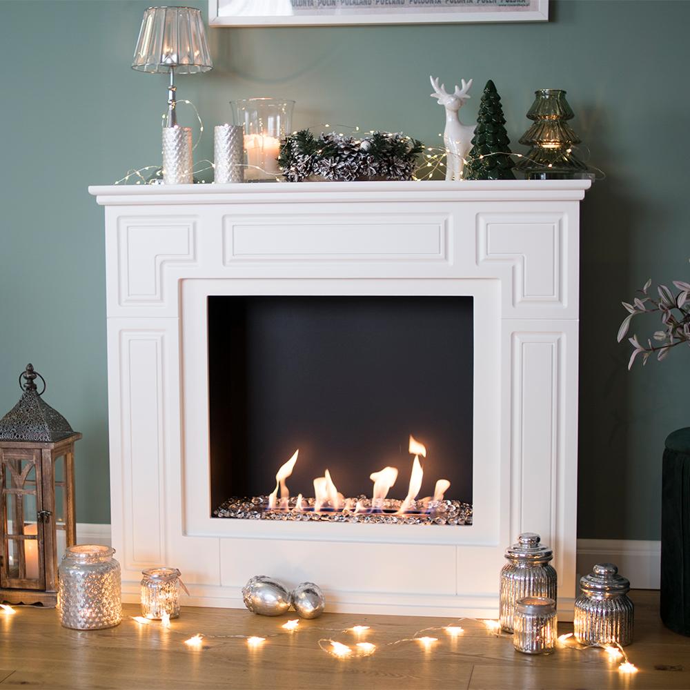 Portal Bioethanolkamin MARCH TÜV weiß