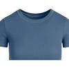 SKIMS Cotton Rib T-Shirt Solid Color Versatile Simple Slim Fit Round Neck Short Sleeve Women Tops AP-TSH-0815-HRB