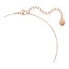 Swarovski Feather Pattern Cubic Zirconia Necklace Women Necklace Rose-Gold 5663485
