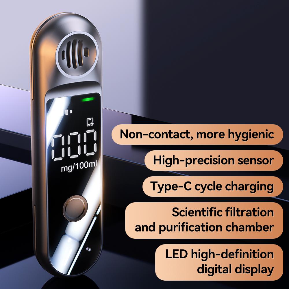 Alkoholtester, tragbares Hand-Alkoholtester-Kit zur Messung des Alkoholgehalts zu Hause