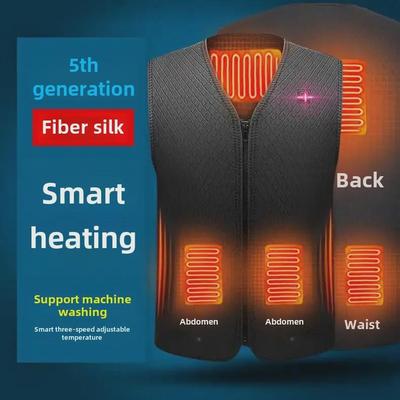 Men's Smart Electric Heated Vest - Winter Warmth and Constant Temperature Waistcoat