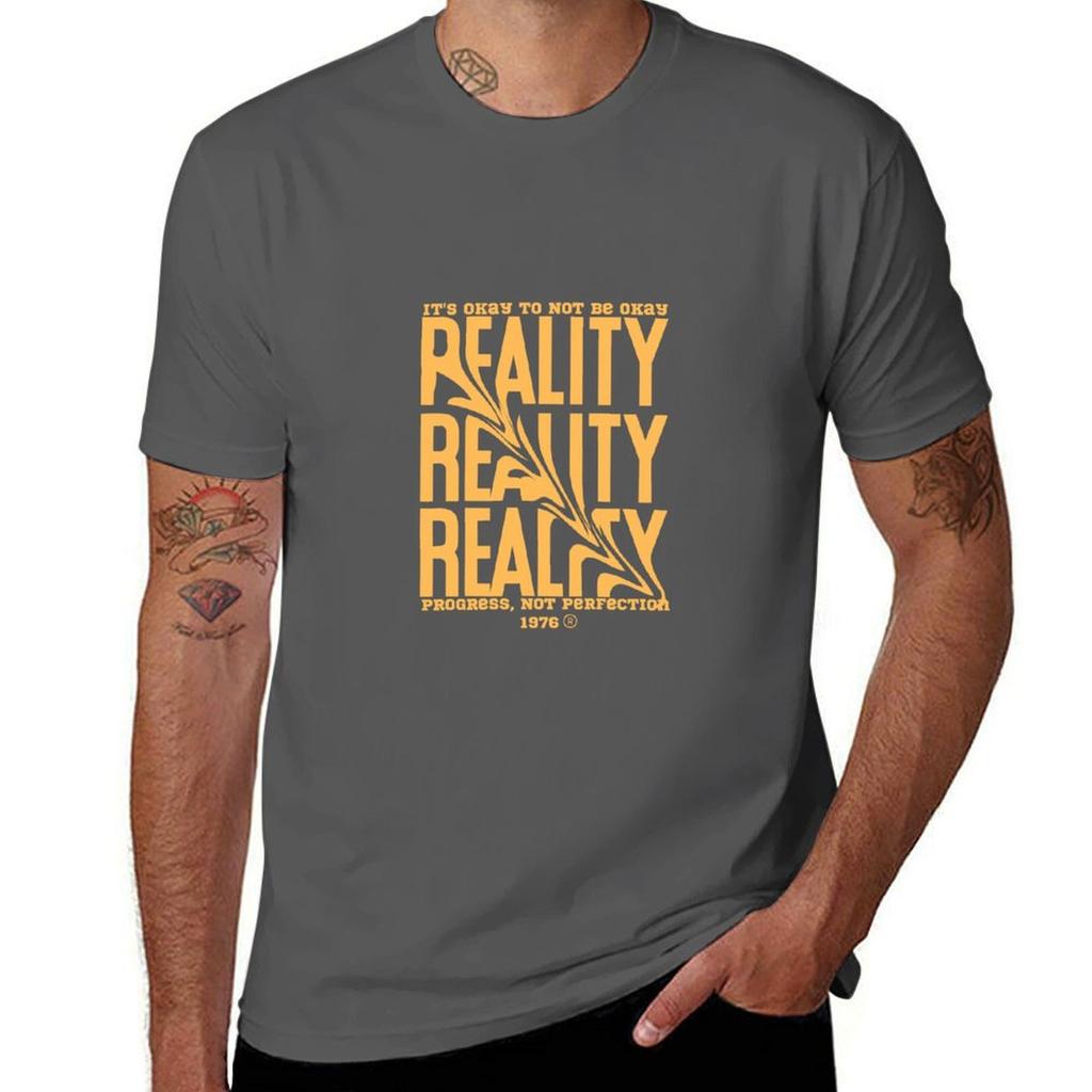 Reality Check Its Okay To Not Be Okay Tshirt Basic Plain Tee For Spring And Summer Tshirt