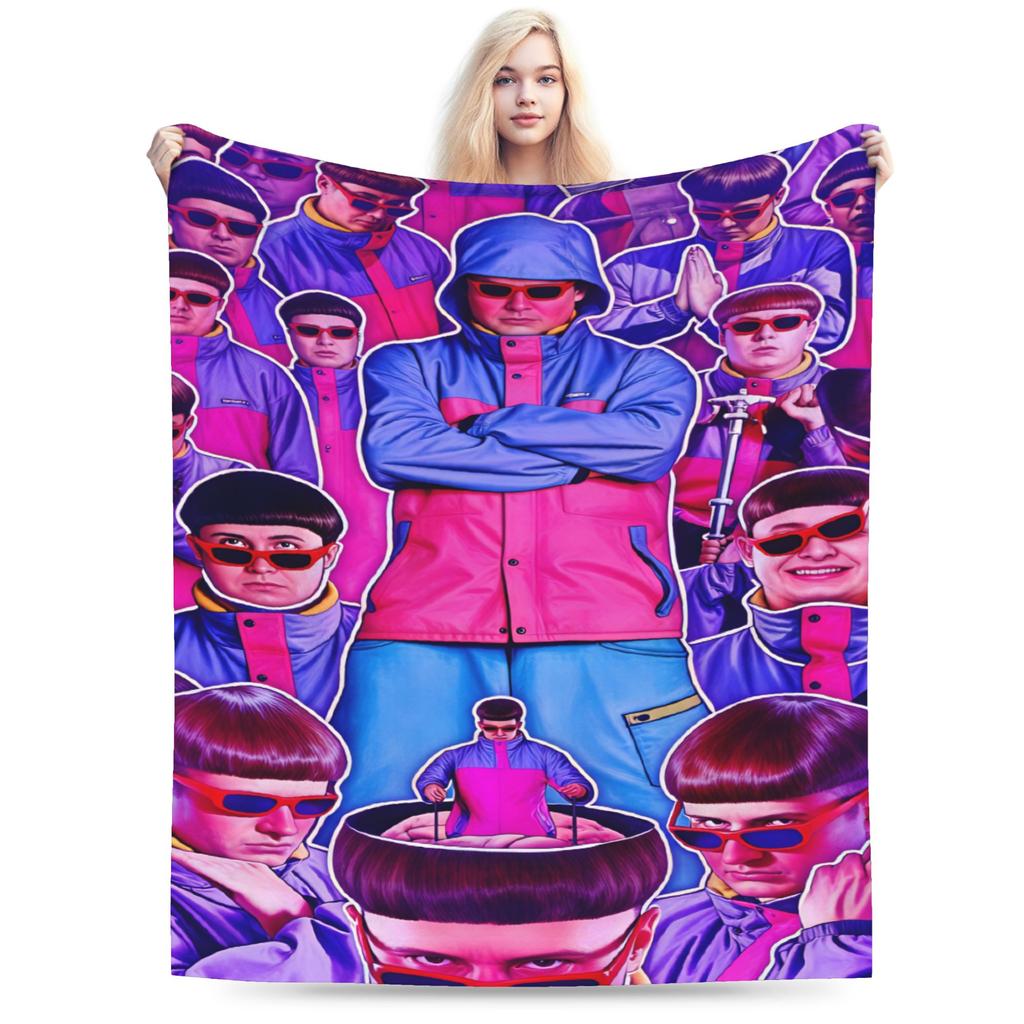 Oliver Tree Flannel Blanket Adults Girls Warm Soft Throw Blanket Winter Living Room Bedspread Sofa Bed Cover