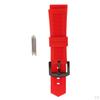 Red Silicone Rubber Bracelet Watch Band Replacing Accessories