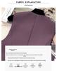2025 Spring/Autumn Purple Vest & Suit Set: Elegant Silhouette with Jacket, Vest, and Trousers