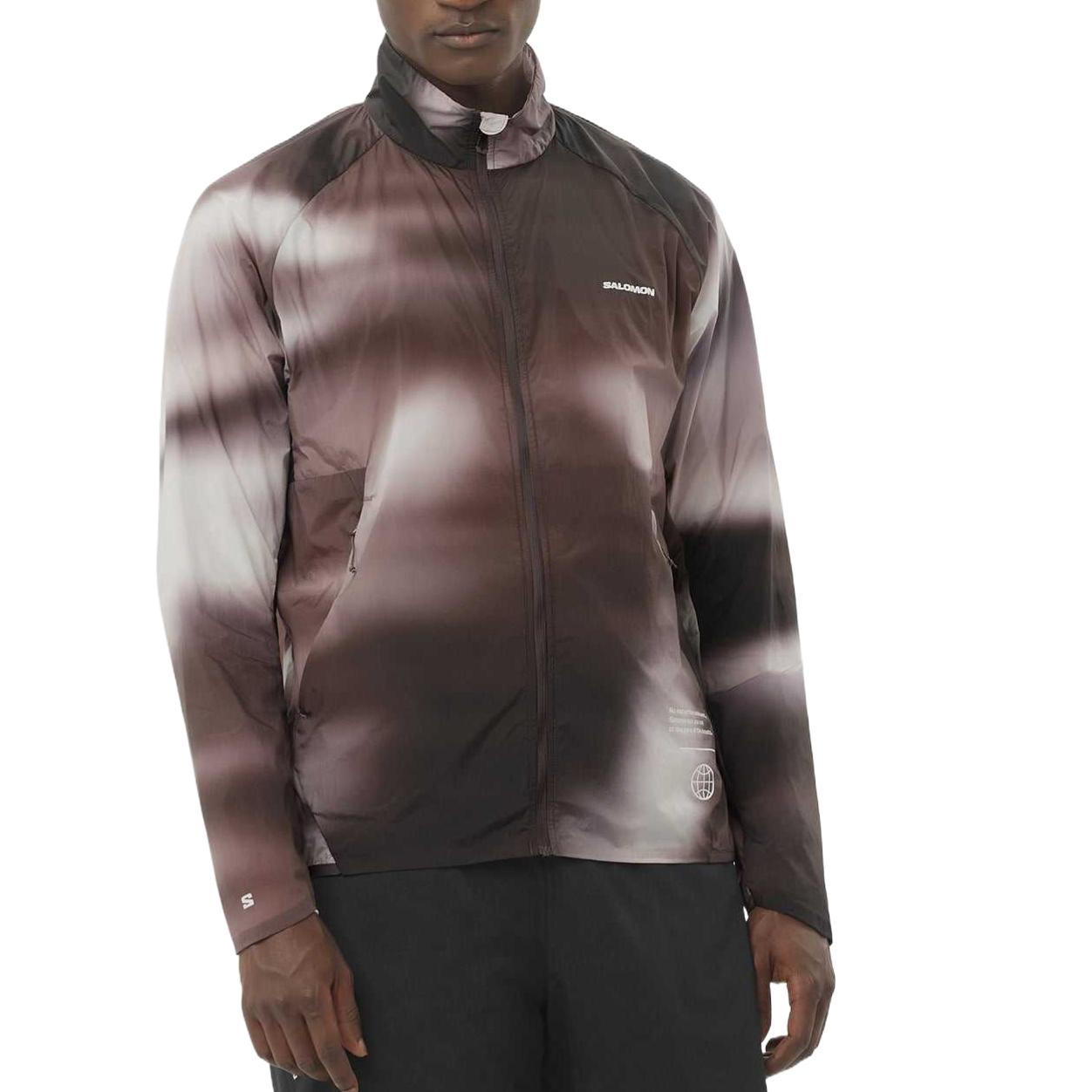 

SALOMON Shakeout Fly Графичный Удобный Стильный Легкий Однотонный Куртка Мужская Куртка Iron C24205 L
