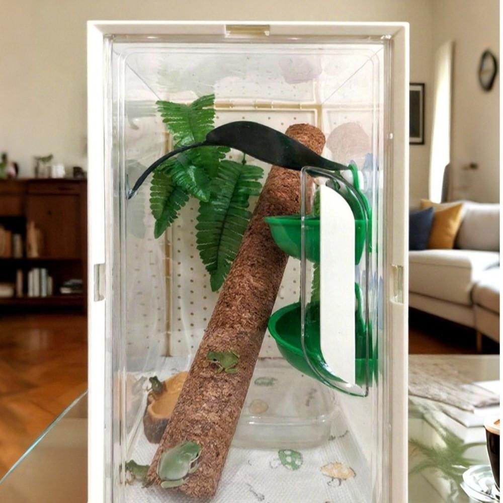 Easy Clean Reptile Habitat Ventilated Small Pet Terrarium New Spider Breeding Box  Pet Supplies