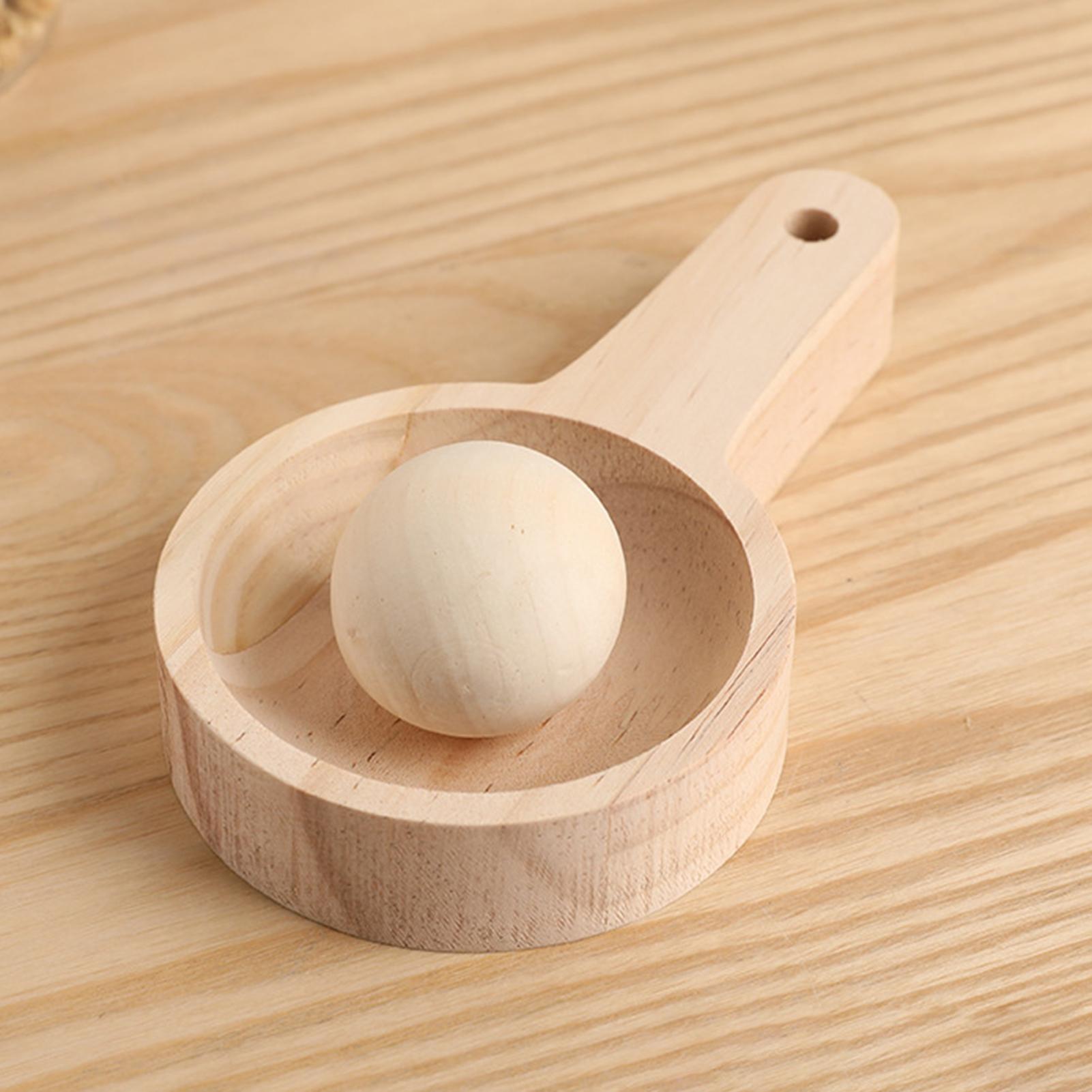 Dumpling Maker Press Tool Wood Mold and Ball Manual Dough Skin Presser Handheld Pie Rolling Tool Quick Dumpling Wrapper Maker CN