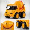 4pcs Inertia Construction Vehicle Toy Set, Sandbox Excavator Toy Set,Building Truck Toys, Includes Excavator, Bulldozer, Mud Truck, Best Birthday Gift