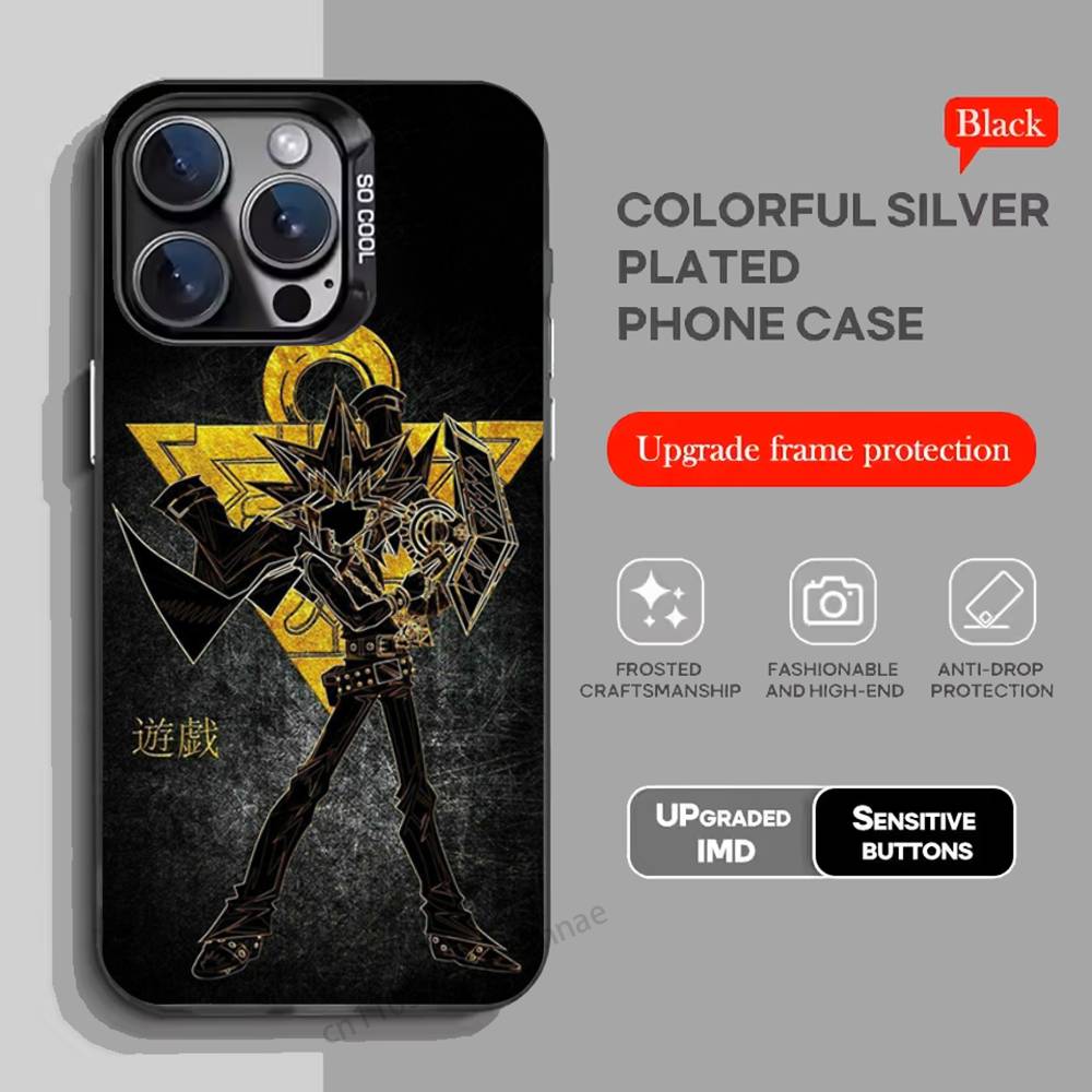 Cartoon Y-Yu Gi Oh Yugioh Phone Case for iPhone 15 16 Pro Max Air SE 11 13 Pro 14 Plus 12 11Pro 15Pro Max 16e Cover