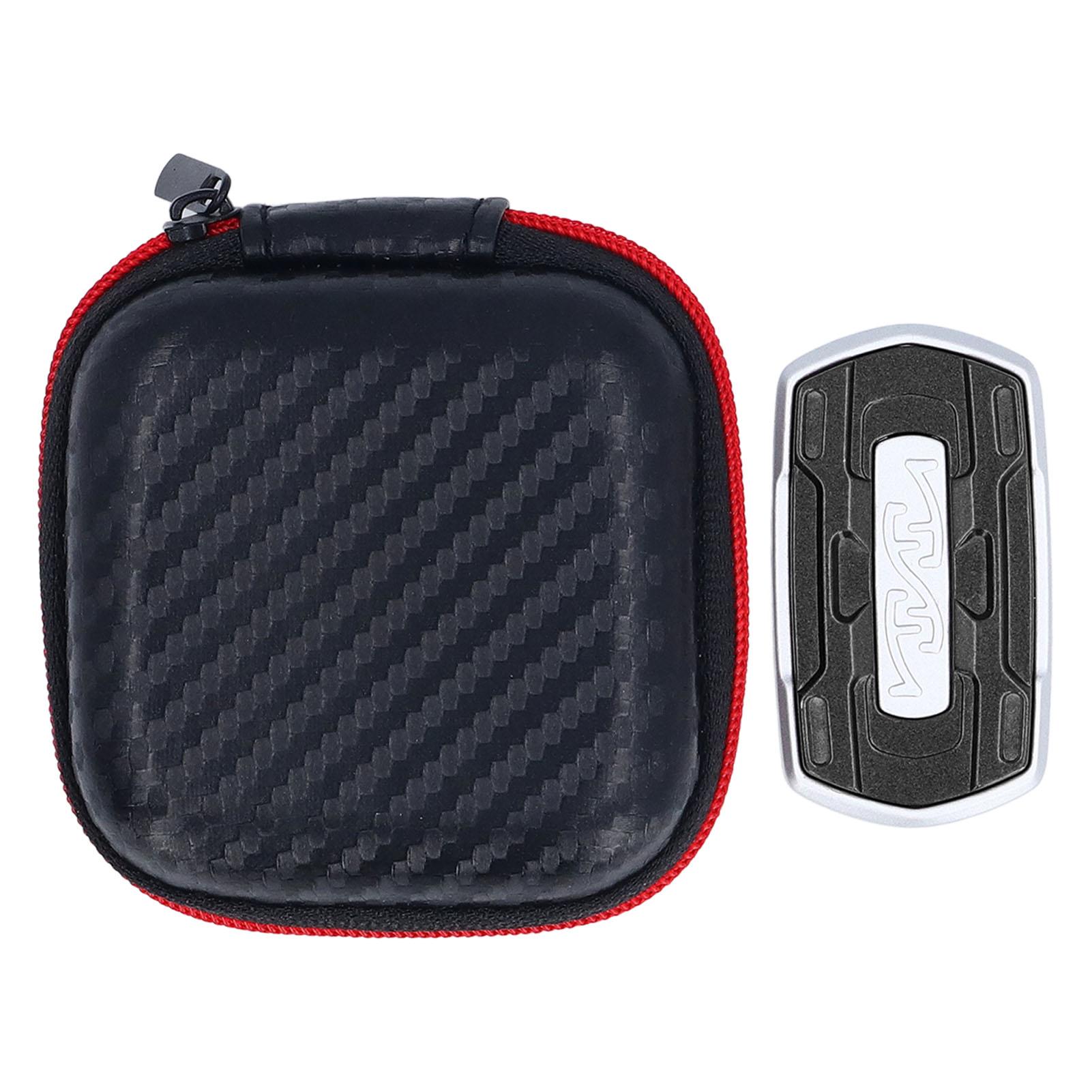 

Магнитный металлический тактильный слайдер с металлическим звуком, снятие стресса, декомпрессия, вращающийся Ti A Black Silver