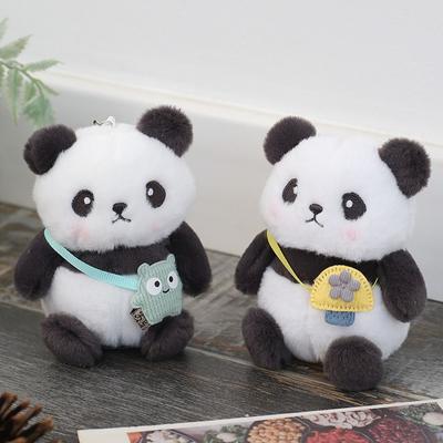 Doll Cute Panda Keychain Plush  Delicate   Couple