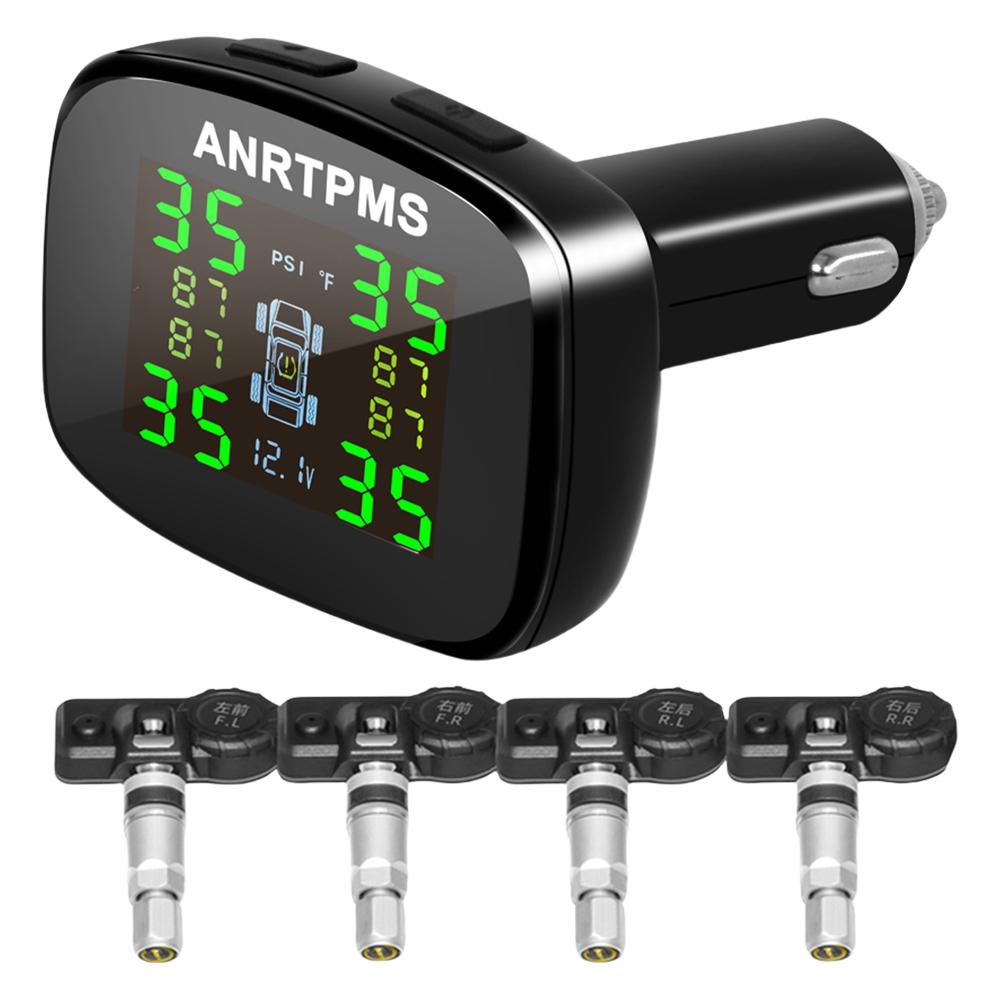 

Система контроля давления в шинах Прикуриватель Монитор температуры шин Универсальная TPMS для автомобиля внедорожника седана Internal