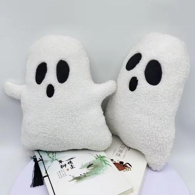 Peluche Elfe Fantôme d'Halloween Jouet en Peluche Coussin Fantôme d'Halloween Doux Mignon Cadeau pour Enfants