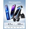 Bike Phone Holder Motorcycle Mount Motorcycle Phone Holder Handlebar Cell Phone Clamp E-Bike Scooter Phone Clip for iPhone 17 Air Pro Max 16 15