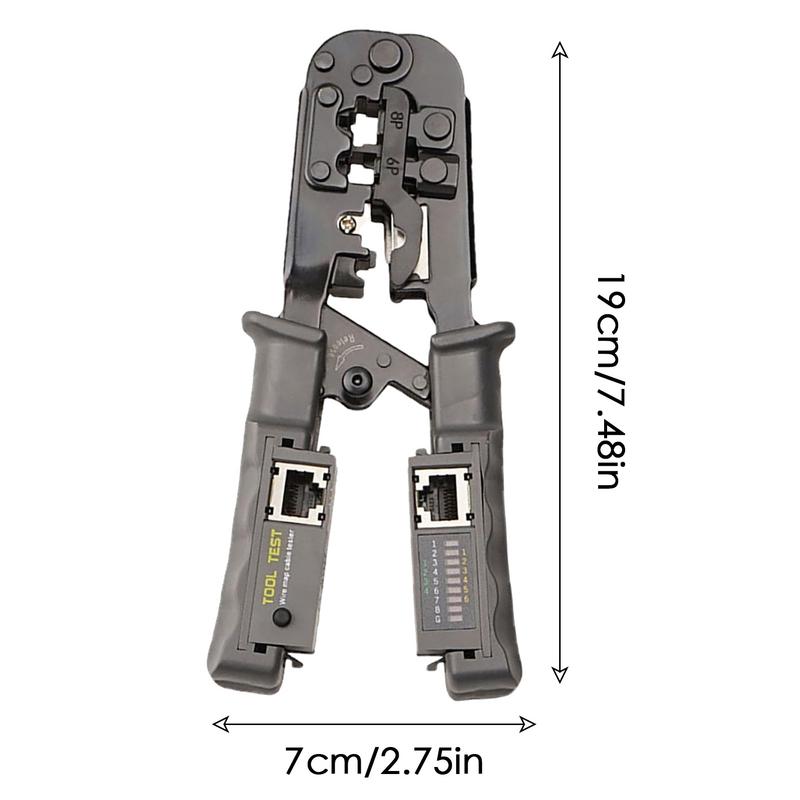 

Трещоточные обжимные клещи Инструмент для обжима с противоскользящей ручкой Эргономичные электрические плоскогубцы для проводов Ручной инструмент для клемм Для неизолированных клемм CHINA