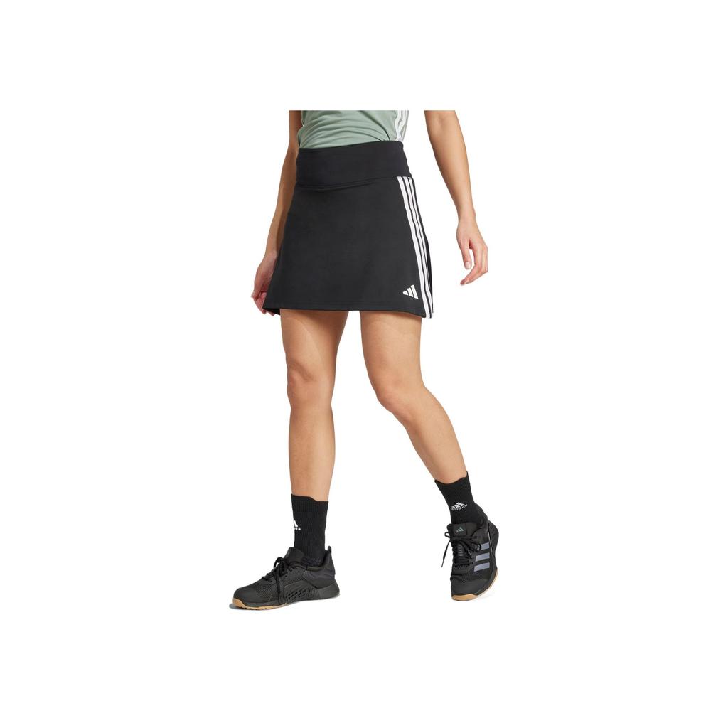 adidas Essentials Striped Casual Skirt Women Skirts Black JP1157