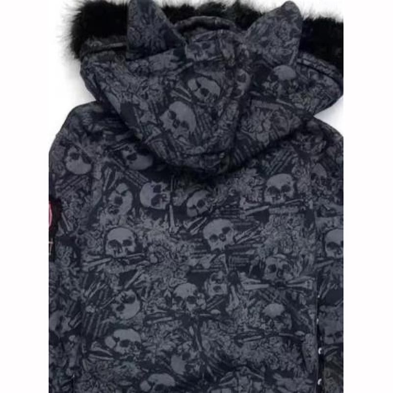 Goth Y2k Hoodies Jackets Women Vintage Harajuku Coat Aesthetic Fur Patchwork Hooded Jacket Zipper Coat