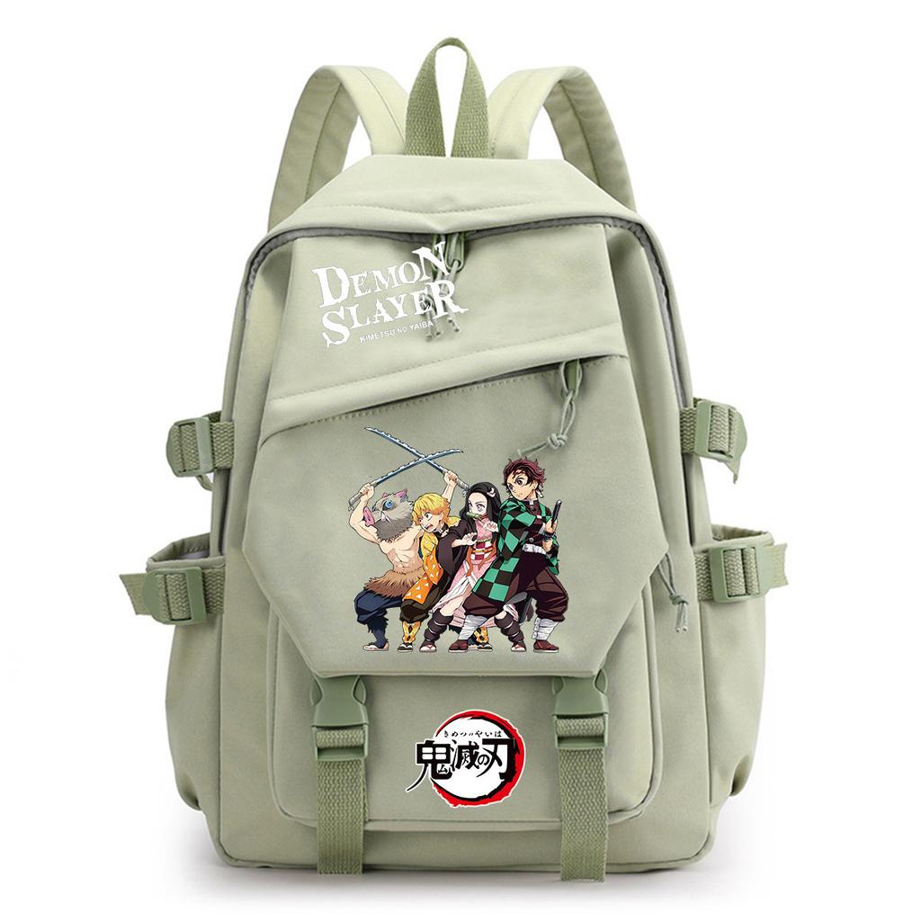 Anime surrounding ghost annihilation blade Tanjiro junior high school high school student schoolbag backpack Oxford cloth male and female
