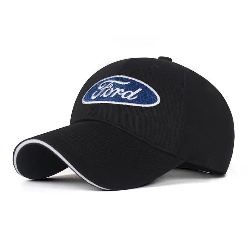 For Ford Focus Explorer Ranger Kuga Mondeo Galaxy Fiesta Ecosport Escape Fusion Transit Running Fishing Sun Hat Baseball Caps CVW1