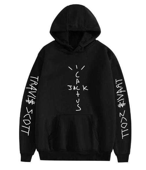 

Европейский и американский принт повседневный с капюшоном 3XL чёрный