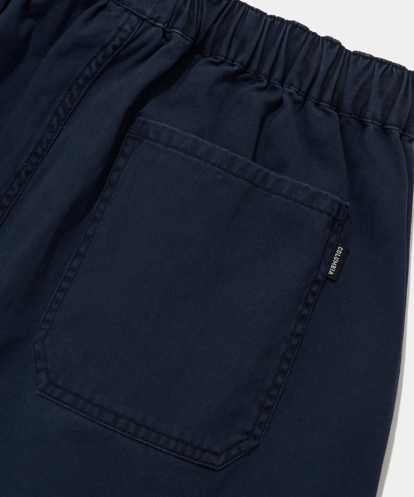 COLUMBIA UNIVERSITY Nyc Emb Washed Twill Shorts Pants_Navy