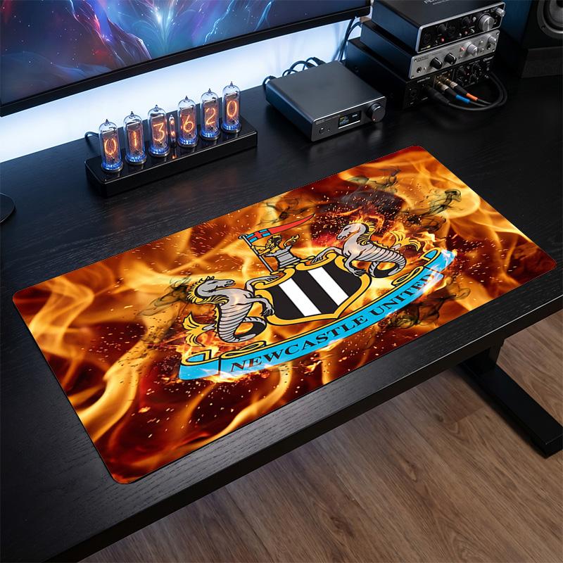Tappetino Mouse Grande Stampa Calcio Newcastle United, Tappetino Esteso Antiscivolo per Scrivania da Gioco per Ufficio Casa
