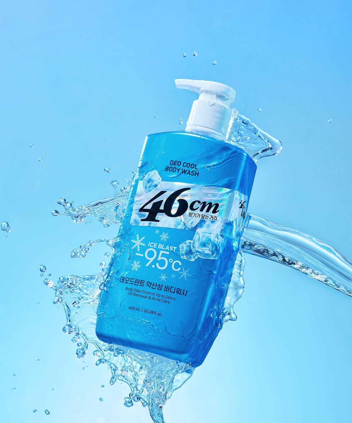 46cm Body Odor Solution Mildly Acidic Deodorant Ice Blast Cooling Body Wash 600ml