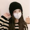 Plush Women Winter Hat Solid Color Ladies Pullover Hats Fashion Beanies Cap