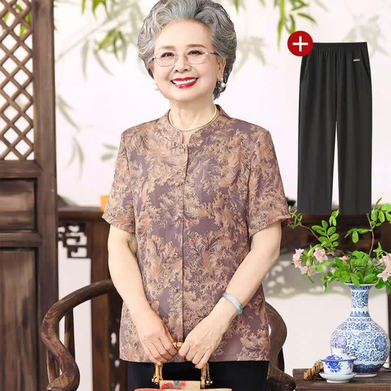 Women's New Chinese Style Jacquard Shirt