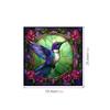 JD100-157 Anti-Collision Hummingbird & Butterfly Window Sticker - Colored Static PVC Film