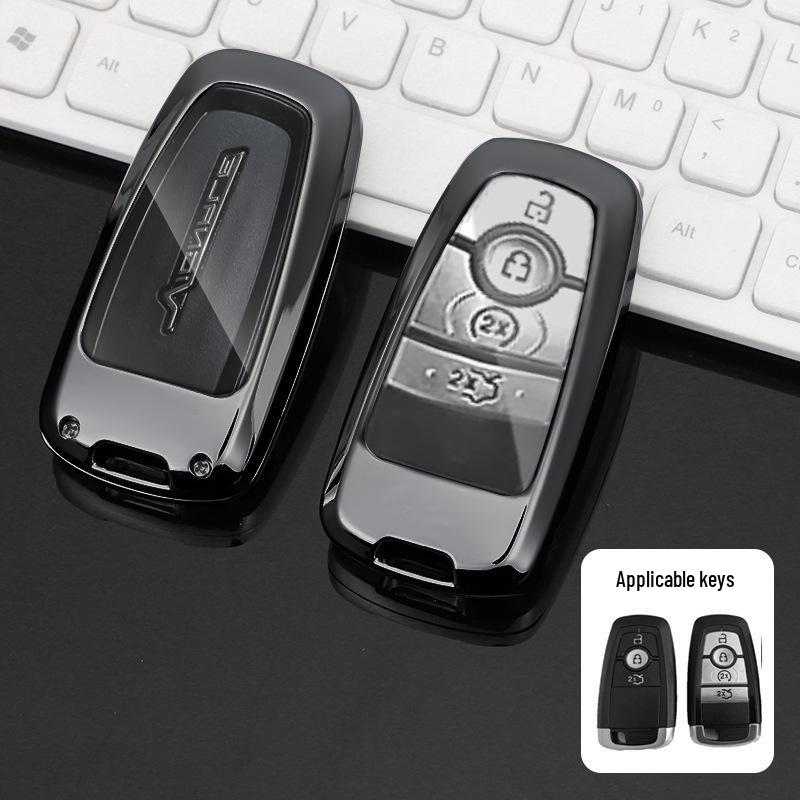 Premium Metal Protective Key Case for Ford Mondeo - Unisex Design