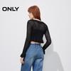 ONLY Women's Ruffle Tie-Front Long Sleeve Knit Top