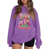 Women's Fashion Long-Sleeve Pullover Sweatshirt With Fun Movie-Themed Print