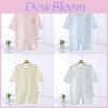 Baby Summer Cotton Sleeveless Romper With No Bone Technology For Newborns And Infants