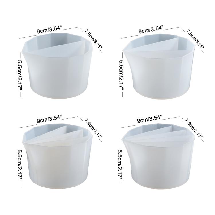 Toning Cup Crystal Epoxy Resin Distributing Cup Mixing Glue Cup for Distribution