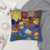 Cartoon R-Rugrats Pillow Case Square Double-Sided Printing Sofa Cushion Cover Pillowcase Bedroom Bedside