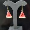 Süße Kreative Imitation Obst Hängende Ohrringe für Damen Mädchen Weiblich Acryl Wassermelone Ohrring Tomate Kiwi Orange Schmuck