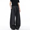 Trendy Men's Slimming Loose Straight-Leg Suit Pants - Handsome, Casual, Wrinkle-Resistant, Easy-Care, Slightly Wide-Leg, High-End Versatile Trousers.