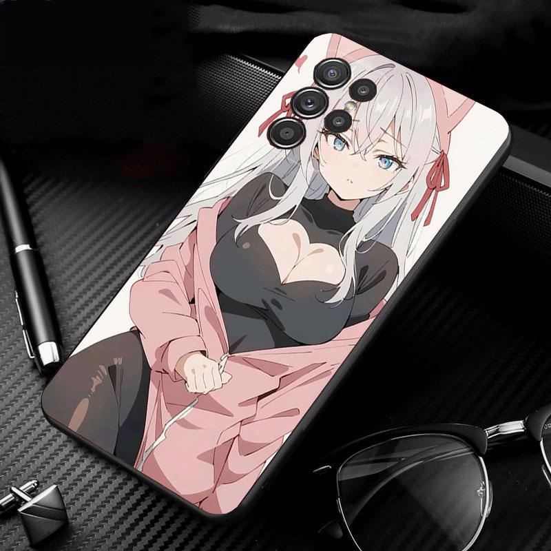 Phone Case For Samsung Galaxy S26 Plus Edge S25 S24 S23 S22 Ultra S23 S22 S25 Plus S24 FE Anime Girl